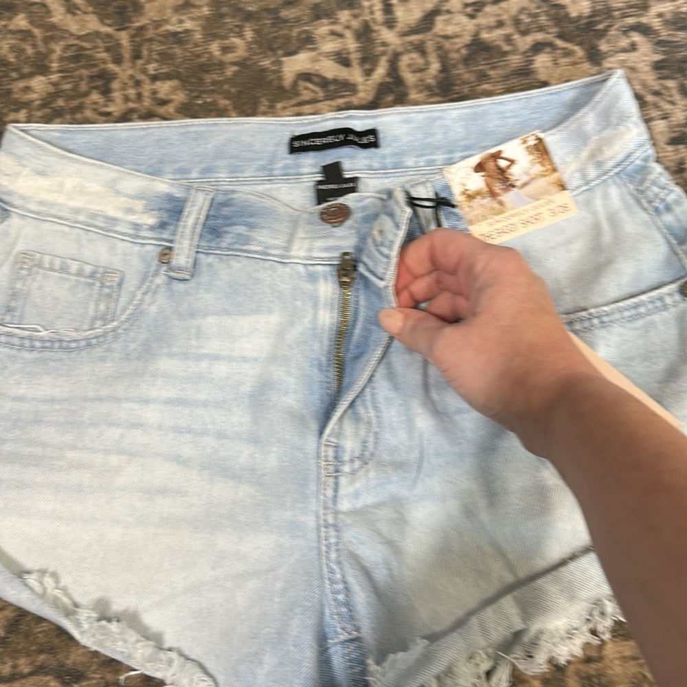 Bundle of two pairs of Sincerely Jules Denim Shorts • size 3/26 - Picture 6 of 7